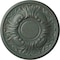 Ekena Millwork Wakefield Ceiling Medallion (Fits Canopies up to 3 5/8"), 11 3/4"OD x 1 1/4"P, Cloud Burst Crackle CM11WACBC - alternate 1